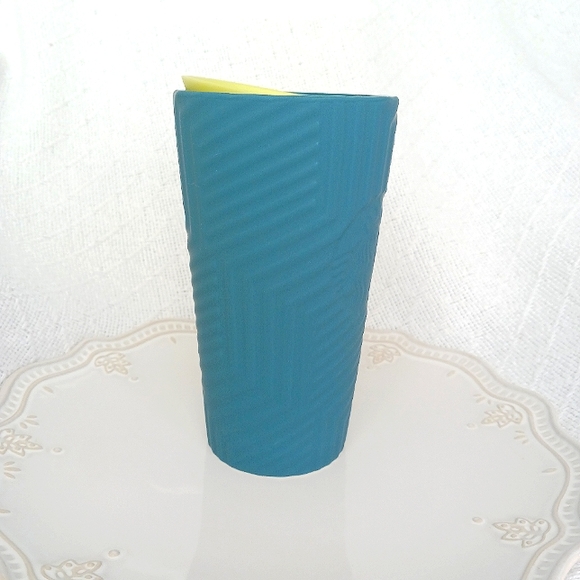 Starbucks Winter 2024 Geometric Blue Ceramic Tumbler 12 oz - Picture 4 of 10